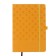 Diary Leduced A6, 100 sheets in a cage, elastic band, leatherette cover, mix