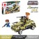 Constructor Military Zone "Armored personnel carrier", 2 minifigurs and 155 parts