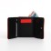 Women's wallet on the button, redhead color
