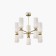 Suspension lamp Maytoni Mod302PL-10W, E14, 10x40 W, 590x590x850 mm, gold