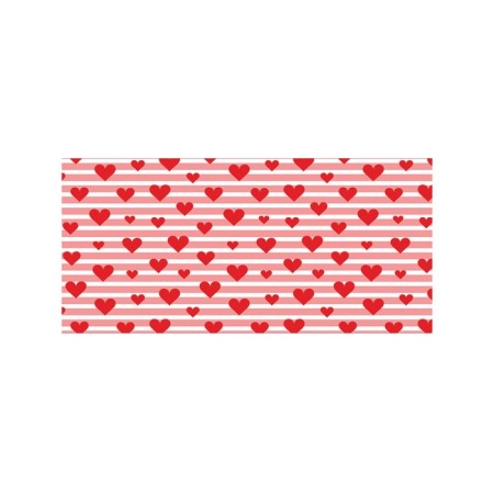 Basket for toys "Hearts on stripes, size 40x60 cm-1