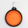 Folding bowl, orange, 250 ml, 11 cm