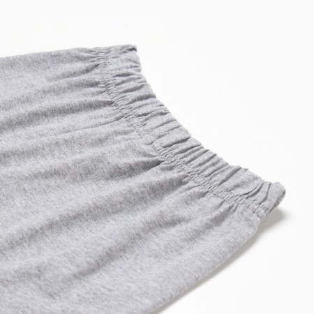 A set for the boy "Tiger" (T-shirt/shorts), Orange/Gray color, height 116-122 cm-3