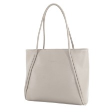 Female bag, artificial leather, white 30x10x30 cm