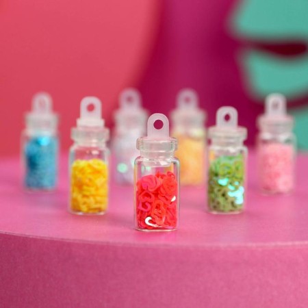 Set of sequins for decor nails "#flooring", 12 colors-3