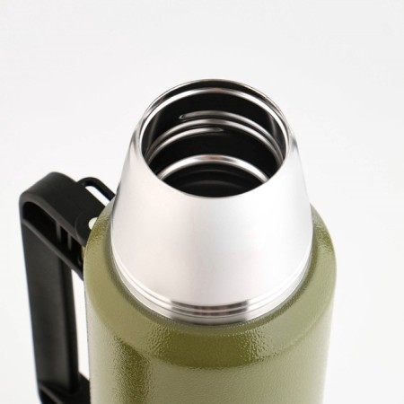 Tourist thermos "Maclay", 1.2 l, retains heat 18 hours, hammer enamel-7
