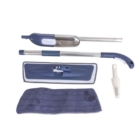 Pioneer MS015 mop for washing the floor with a spray, 400 ml, 120 cm, the color is blue-silver-9