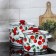 Set of pots "Juicy Cherry", 2 items: 4/5.5 l, enameled lids, induction, white color