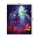 The tablecloth "The mysterious night", rectangular, Saten, size 120x145 cm