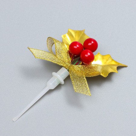 Decor for creativity "New Year's branch", in the set of 3 pcs., Size 1 pc. - 8.5 × 4.5 × 1.5 cm-2