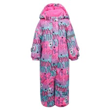 Zimovye jumpsuit for a girl, height 92 cm