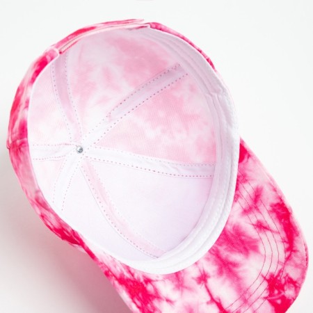 Women's cap TIE-DYE MINAKU, Fuchsia color, size 54-56-4