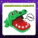 Board game "New Year's crocodile", from 2 players, 5+