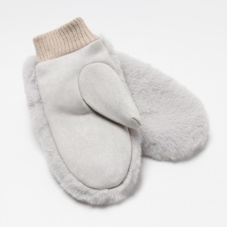 Mittens for claim. Minaku volumetric 23 cm gray-1