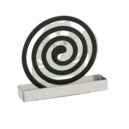 Spiral stand from mosquitoes and incense, metal, "cat"-6