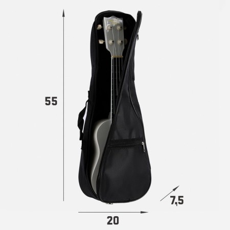 Soprano, Black, Black, 59 x 21 cm, insulated case