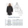 Female coat, size 56, black color