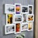 Photo frame plastic in 12 photos 10x15 cm "Laconicity" White 46x61 cm