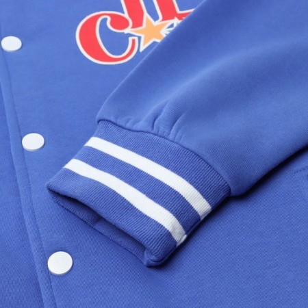 Male Bombber is formed, the color is bright blue, size 52 (2xl)-6