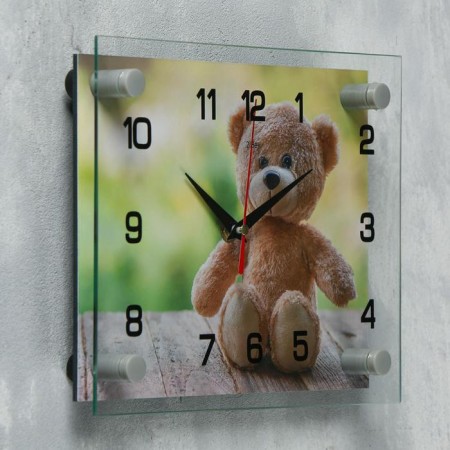 Watch wall, interior "bear", 20 x 26 cm-1