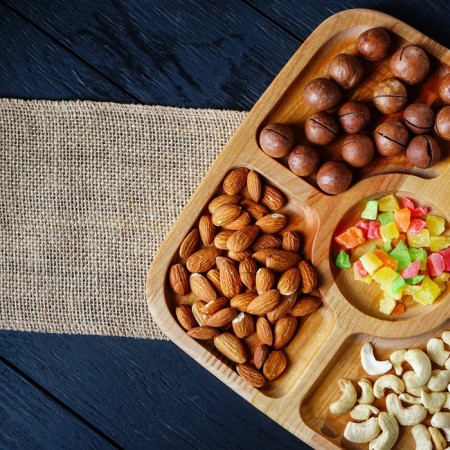 Menzhitsa square shares, 25 × 25 × 1.8 cm, 5 sections, birch-6