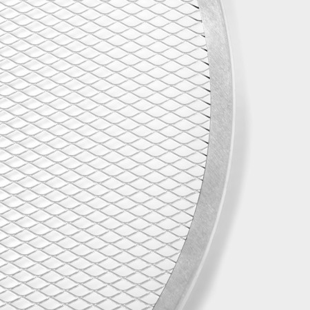 Pizza baking uniform, d = 40.5 cm, silver color-1