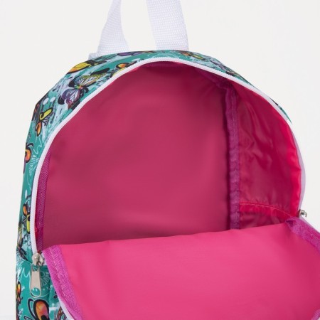 Baby backpack on lightning, turquoise color-5