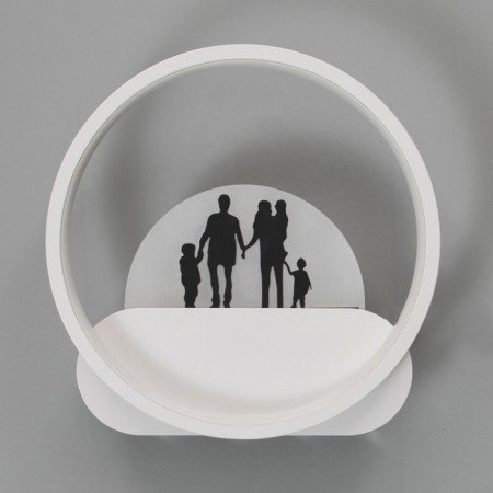 Bra "Family" LED 4000K 10WT -White 24x24x6cm-1