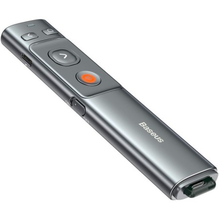 Laser pointer Baseus Orange Dot Wireless Presenter, support Windows, Mac, 2.4 Hz, gray-4