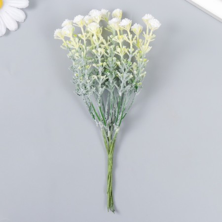Flowers for decorating "Shabo clove" White 1 bouquet = 6 heads 17 cm-1