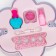 Cosmetics set for girls, 4 layers