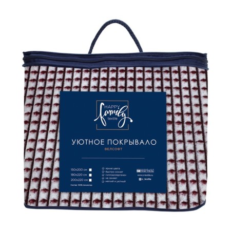 Cover "Kare", size 200x220 cm, Velsoft-7