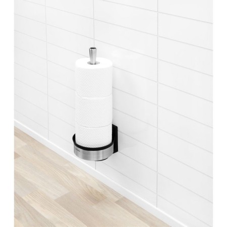 Brabantia Profile toilet paper storage holder, Steel color-1
