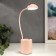 Table lamp with AKB 16216/1PK LED 4W 3000/6000K USB pink 8x8x44.5 cm Risalux