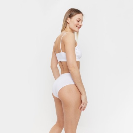 Panties female slips, white color, size 44 (m)-4