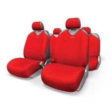 Autoprofi R-1 Sport Plus R-902P RD, closed seat, polyester, 9 objects, red red.