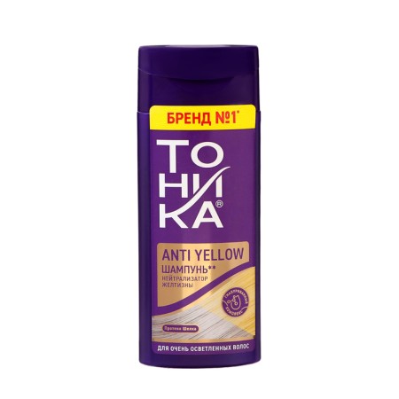 Tonik hair shampoo, yellowness neutralizer with the effect of bio -laminating, 150 ml