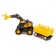 Excavator inertial "construction", with a trailer