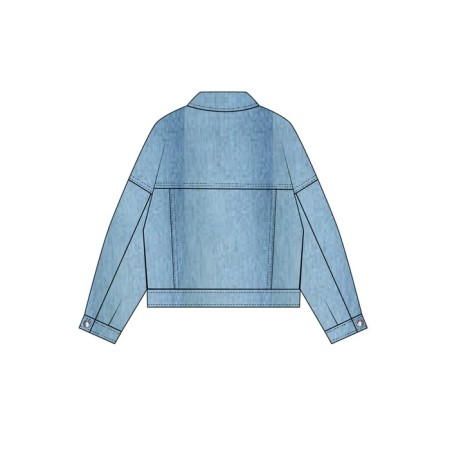 Куртка джинсовая для девочки PlayToday, рост 140 см-7