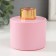 Diffusor for essential oils with a lid "Pink marshmallow" Gloss 100 ml 7x7x7.5 cm