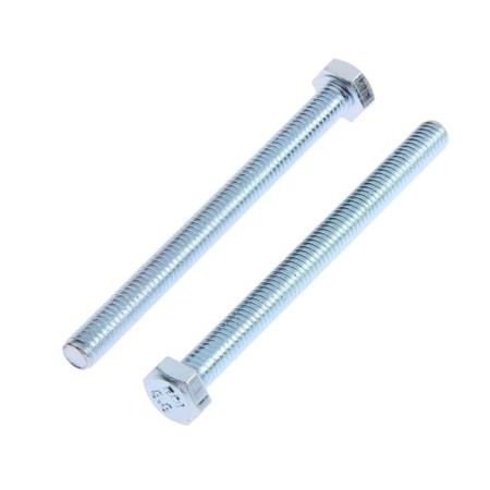 Tundra bolt, with a hexagonal head, galvanized, Din933, M6x70 mm, 3 pcs