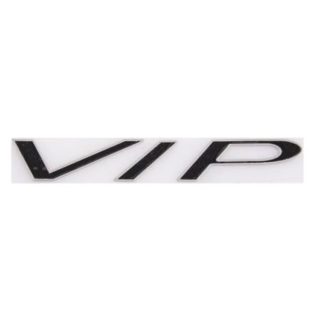 Skyway Metalloplastic Skyway "VIP", sticker, black, 140*30 mm