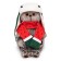 Soft toy "Basik" in a bilateral hat and scarf, 19 cm