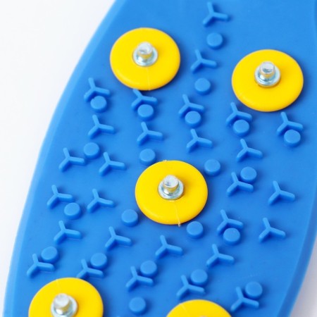 Ice toes on the toe, 5 spikes, universal, blue-5
