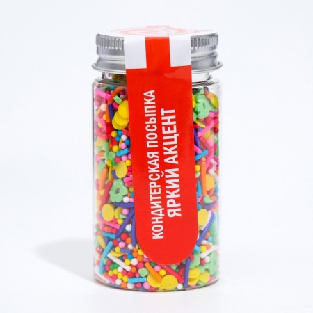 Confectionery Sprinking "Bright accent", 50 g-1
