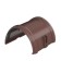 The connector of the gutter technonic PVC D125 brown