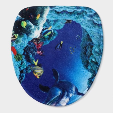 Bath and toilet rugs "Dolphin", 3 pcs: 35 × 39, 40 × 50, 45 × 75 cm-4