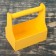 Kashpo wooden 20 × 12.5 × 20 cm stella mono, with a handle, yellow thaw beautifully