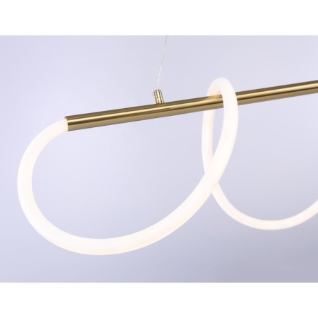 LED LED suspension with the remote control Ambrella Light, Line, FL10535, LED, 53 W, 3975LUM, 3000-6400K, Brass color-4