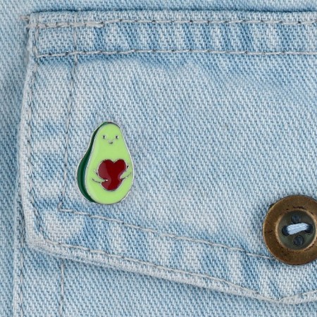 Metal icon "Avocado" 1.6 x 2.2cm-3